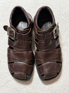 Bachrach Men's Fisherman Sandals Brown Size 8